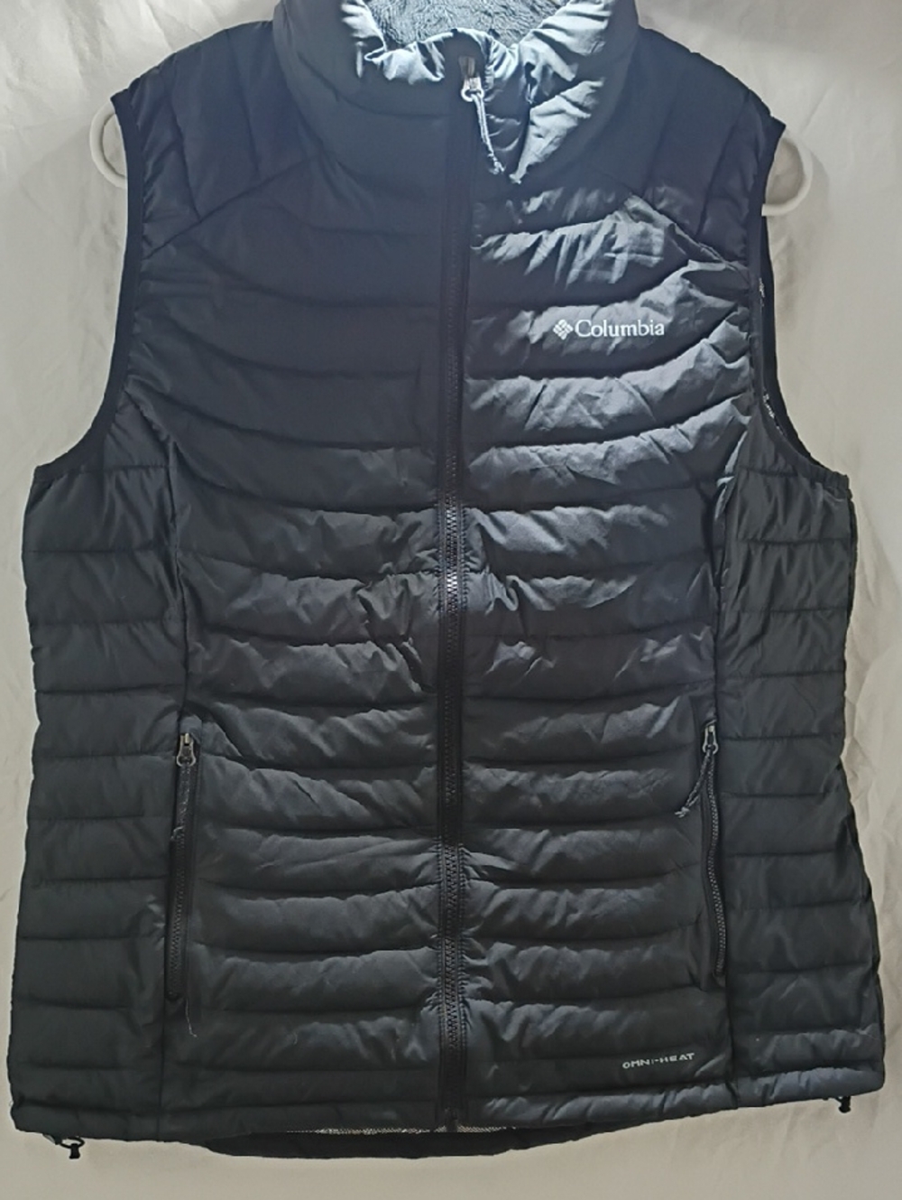 Columbia Black Quilted Insulated Vest